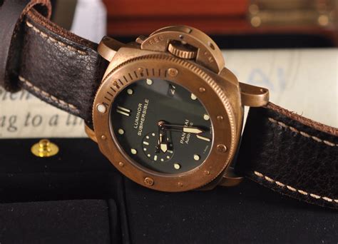 panerai pam 382 bronzo|panerai bronzo submersible.